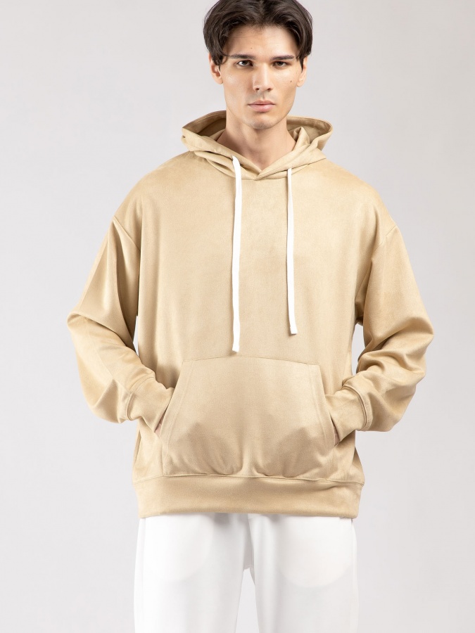 Толстовка короткая длина Beige S SS23CA2N-2-12275
