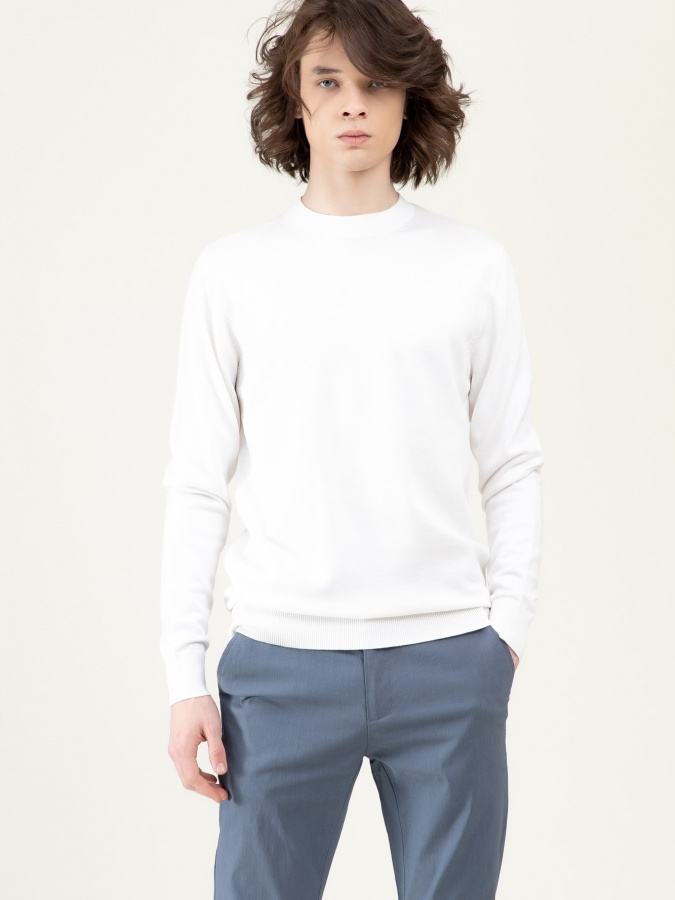 Джемпер длинный рукав White L SS23CA2N-29-12362