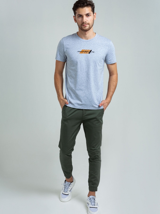 Футболка Terra Pro, для мужчин, хлопок Grey S SS20CA2N-25-3-7621