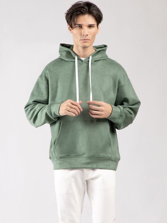 Sweatshirt qisqa uzunligi yashil XXL  SS23CA2N-2-12275