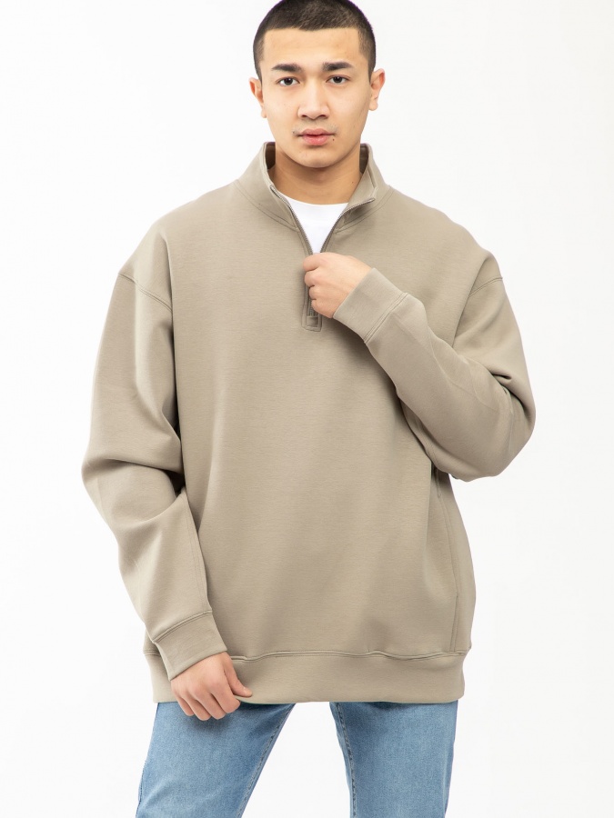Hoodie qisqa uzunligi xaki XL SS23CA2N-2-12292
