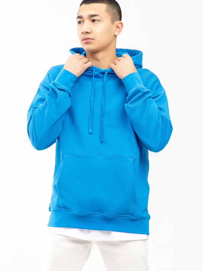 Sweatshirt qisqa uzunligi Blue L  SS23CA2N-2-12404