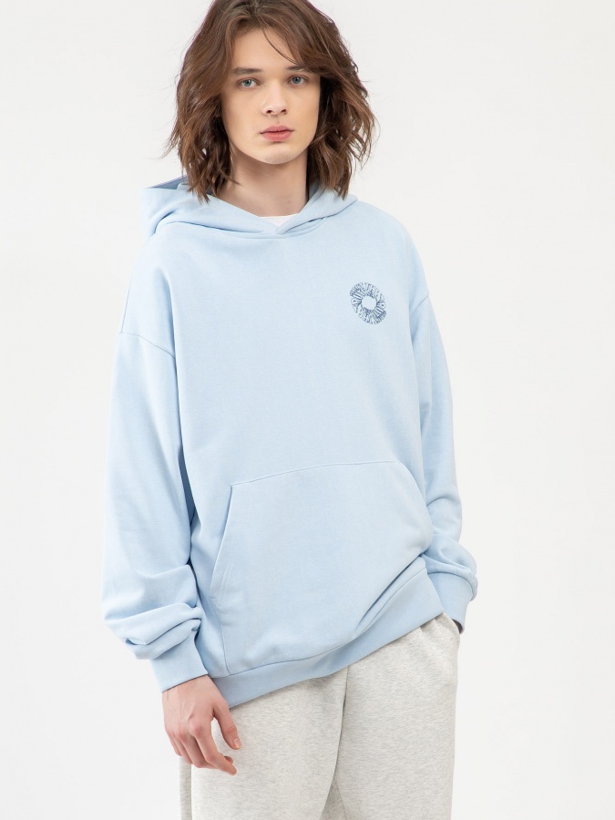 Sweatshirt qisqa uzunligi Blue XL AW22CA2N-2-12719
