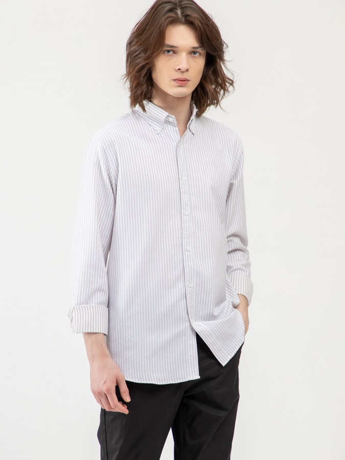 Рубашка длинный рукав Beige S SS23CA2N-19-12431