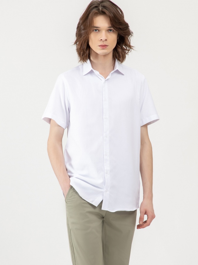 Ko'ylak oq XL qisqa qisma  SS23CL2N-19-12460
