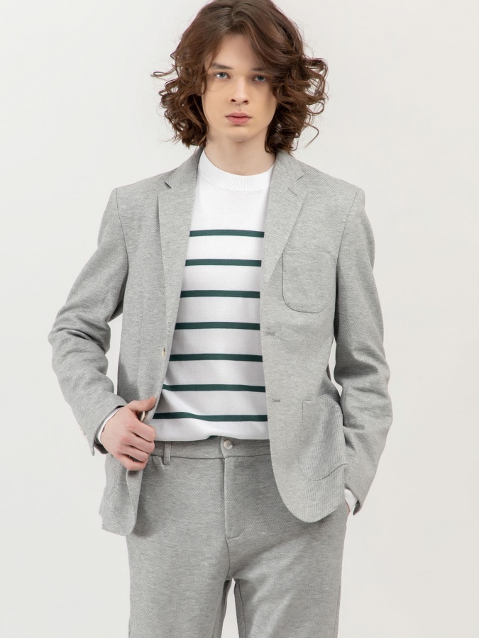 Blazer qisqa uzunligi Grey 54  SS23CA2S-16-12293