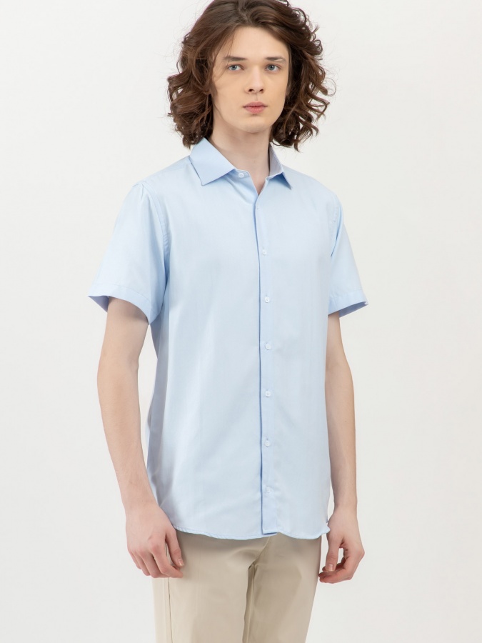 Moviy M ko'ylak qisqa qisma  SS23CL2N-19-12460