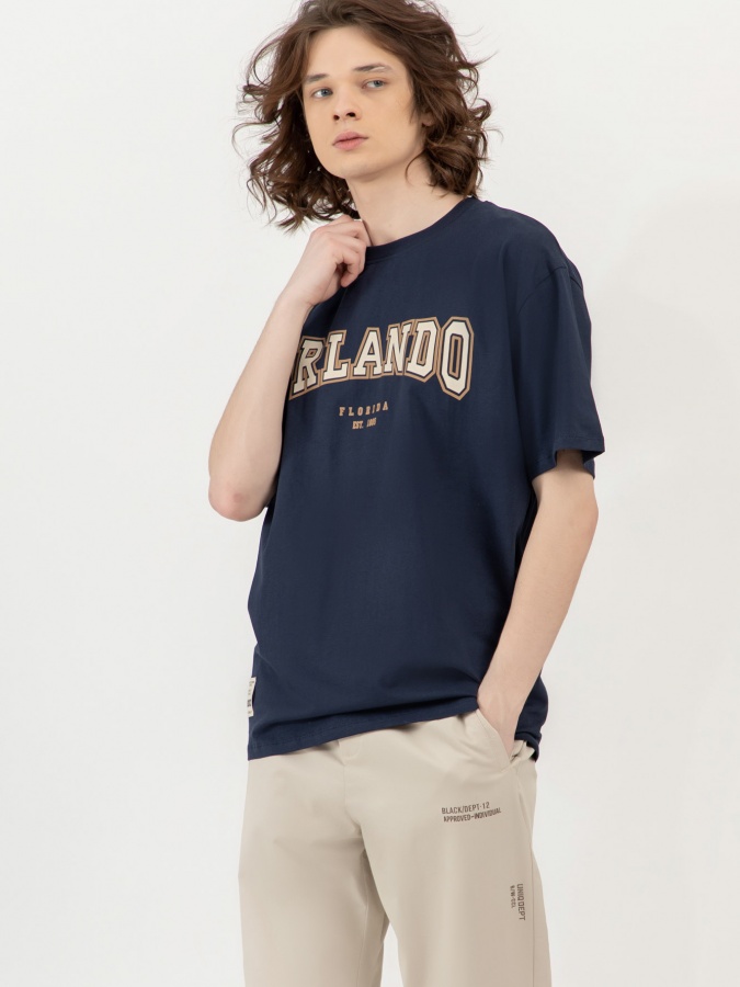 Futbolka qisqa yengli Navy S  SS23CA2N-25-12525