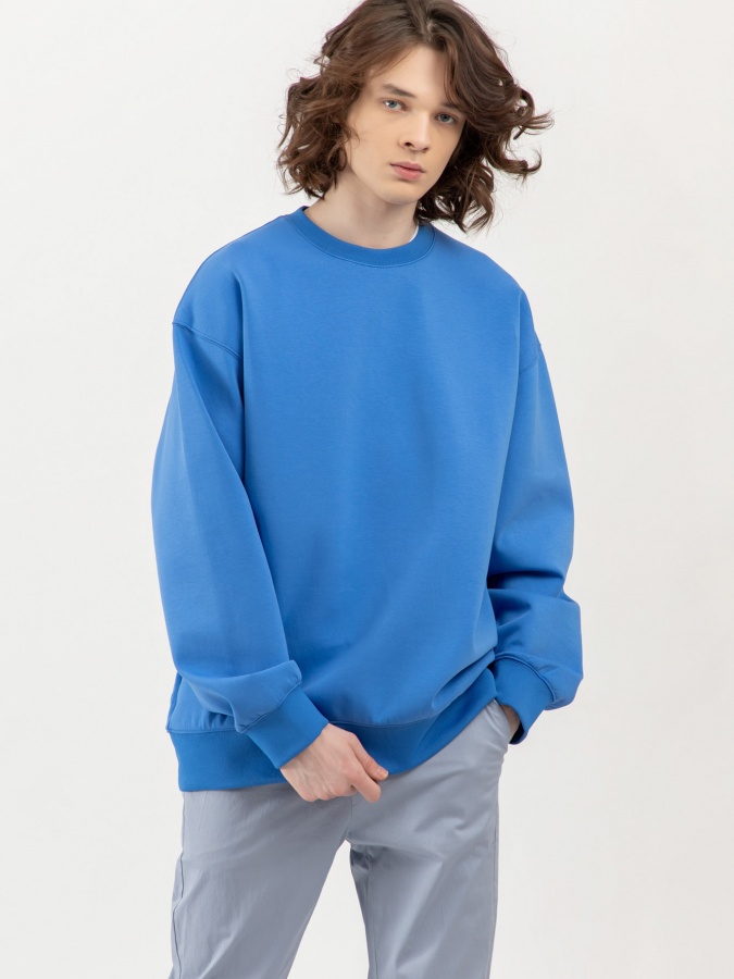 Sweatshirt qisqa uzunligi Blue XL  SS23CA2N-2-12449