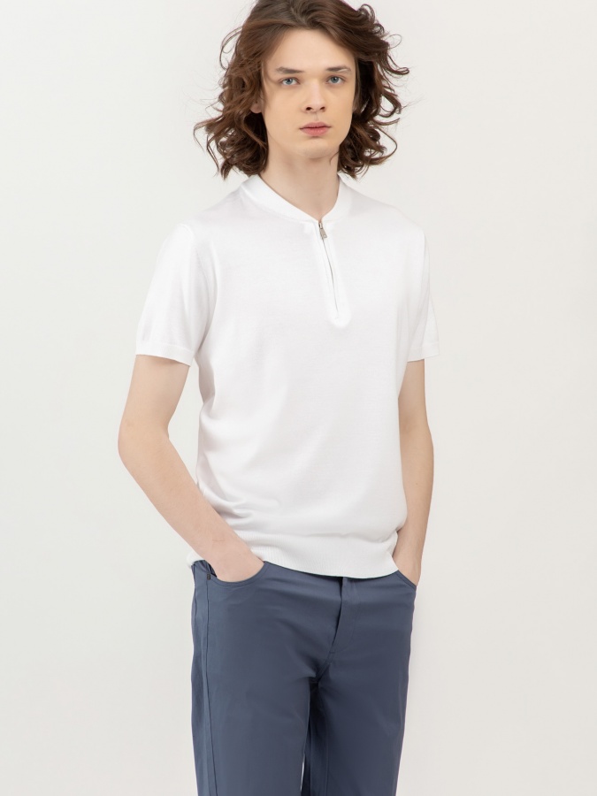 Джемпер короткий рукав White XL SS23CA2N-29-12535