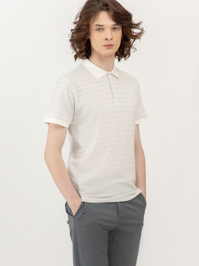 Polo qisqa qisma Beige L  SS23CA2N-17-18666