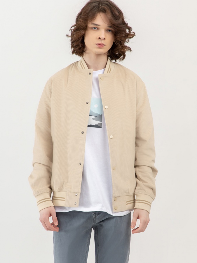 Shamol to'sar qisqa uzunligi Beige S  SS23CA1N-27-12536