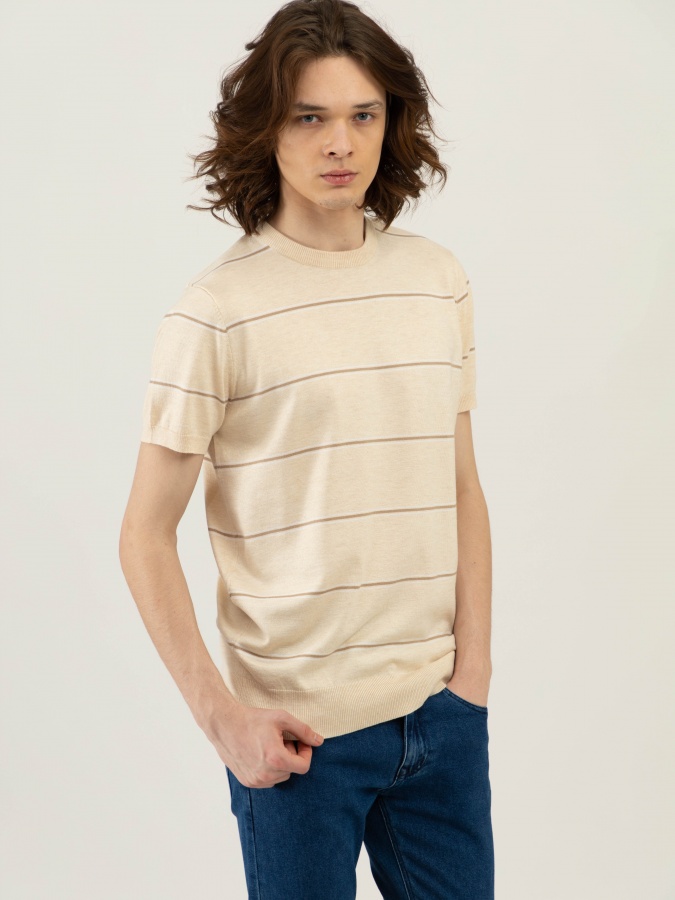 Jumper qisqa qisma Beige XL  SS23CA2N-29-12476