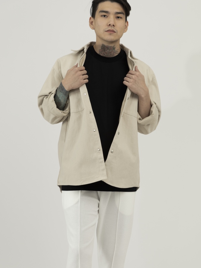 Ветровка короткая длина Whisper White M SS23DE1N-27-12290