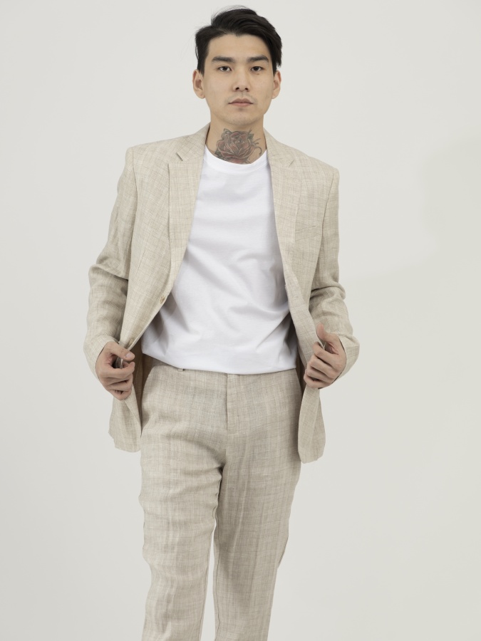 Пиджак короткая длина Beige 50 SS23CA2S-16-12561