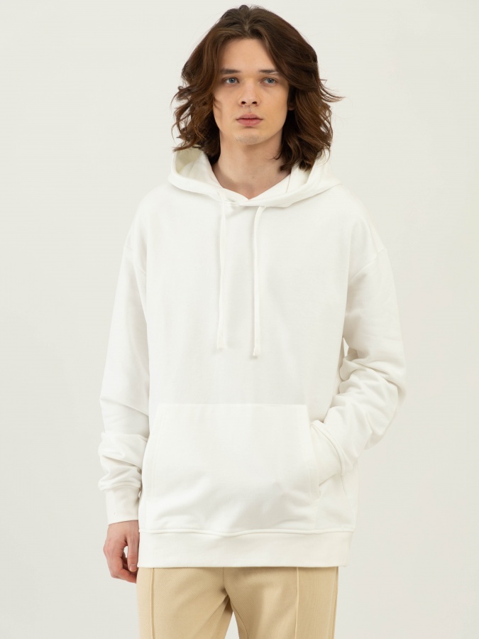 Sweatshirt qisqa uzunligi oq XXL  SS23CA2N-2-12404