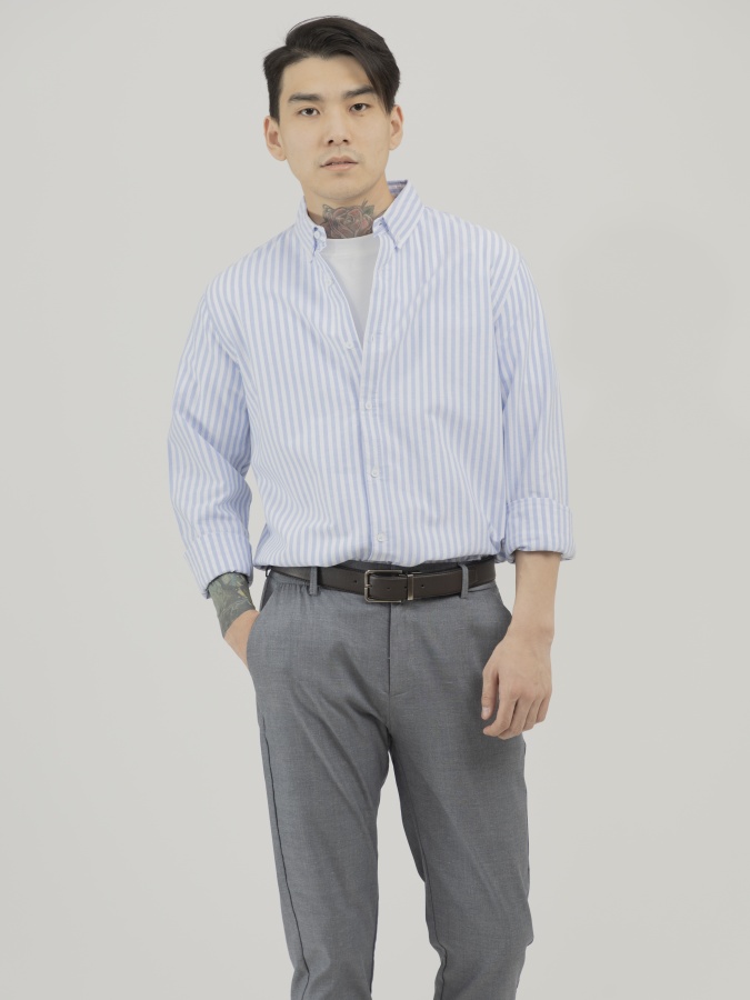 Рубашка длинный рукав Blue XL SS23CA2N-19-12471