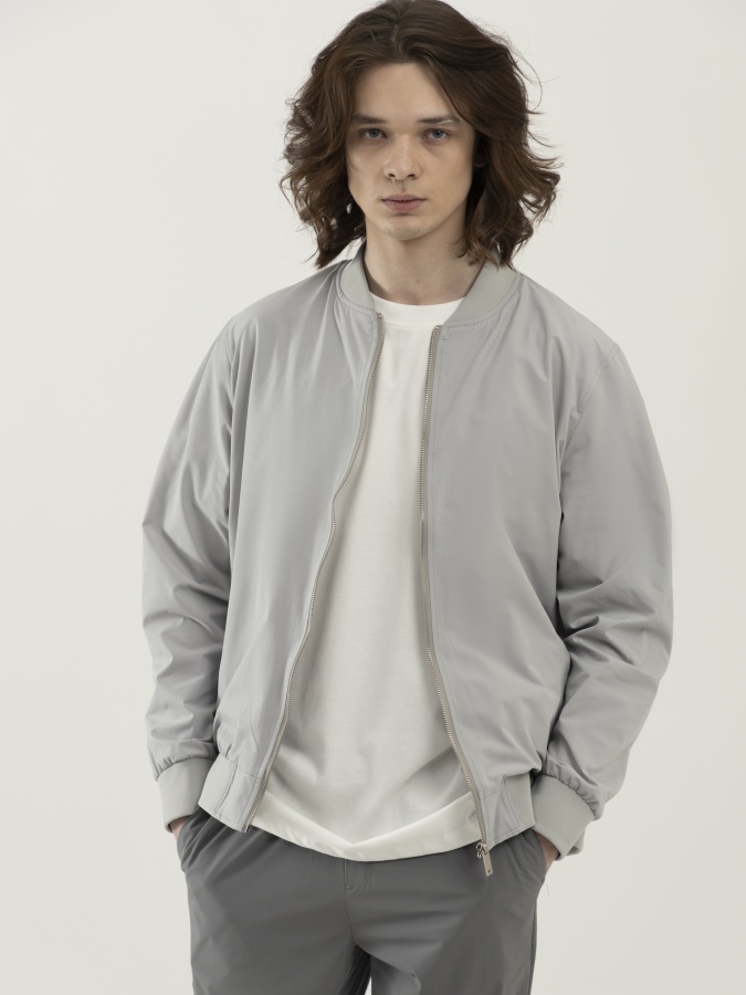 Shamol to'sar qisqa uzunligi Light Grey S SS23CA1N-27-12297