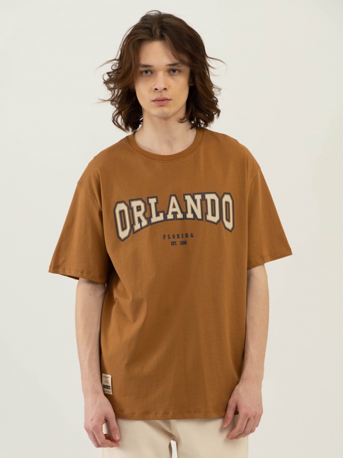 T-shirt Clay Brown XL qisqa qisma  SS23CA2N-25-12525