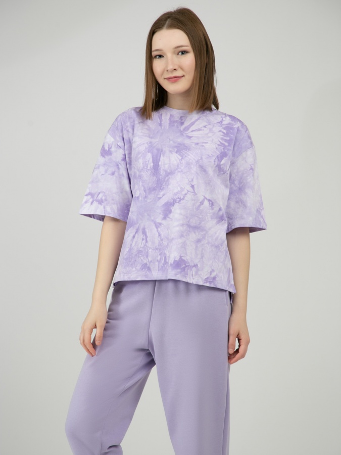 Ayollar futbolkasi qisqa qisma Violet S SS23WES285