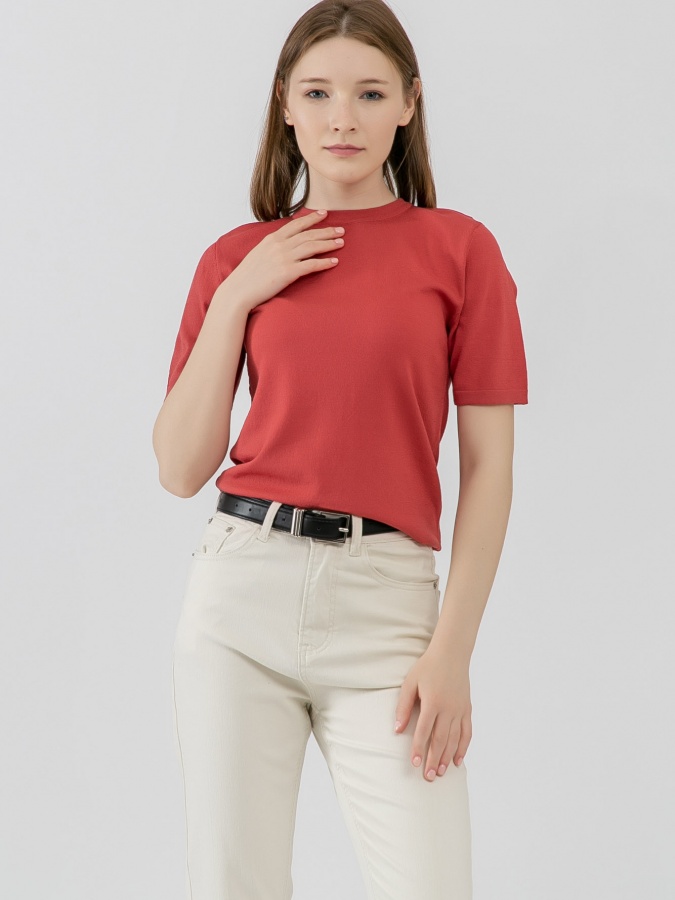 Женский джемпер короткий рукав Ginger L SS23WES471