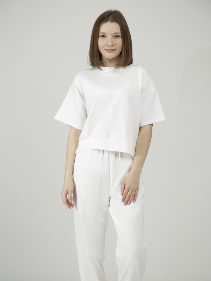Женская футболка короткий рукав White L SS23WES200
