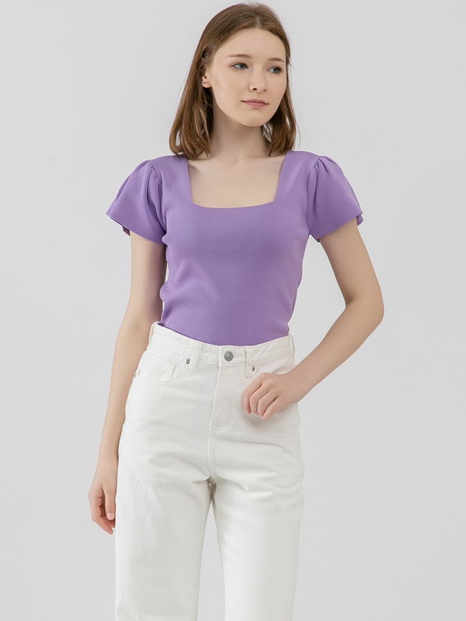 Ayollar jumper qisqa qisma Violet S  SS23WES259