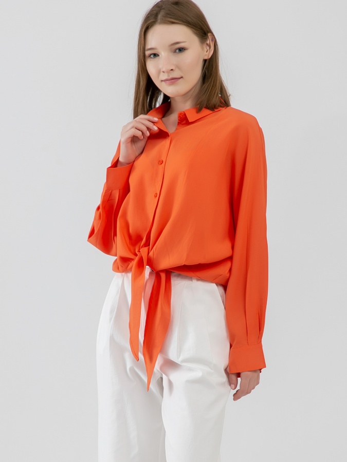 Bluzka uzun qisma Mandarin Non  SS23WES388