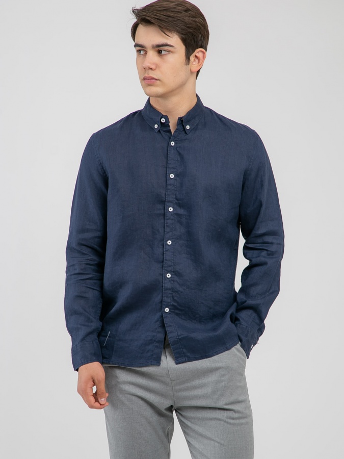 Navy XL uzun yengli ko'ylak  SS23CA2N-19-12396