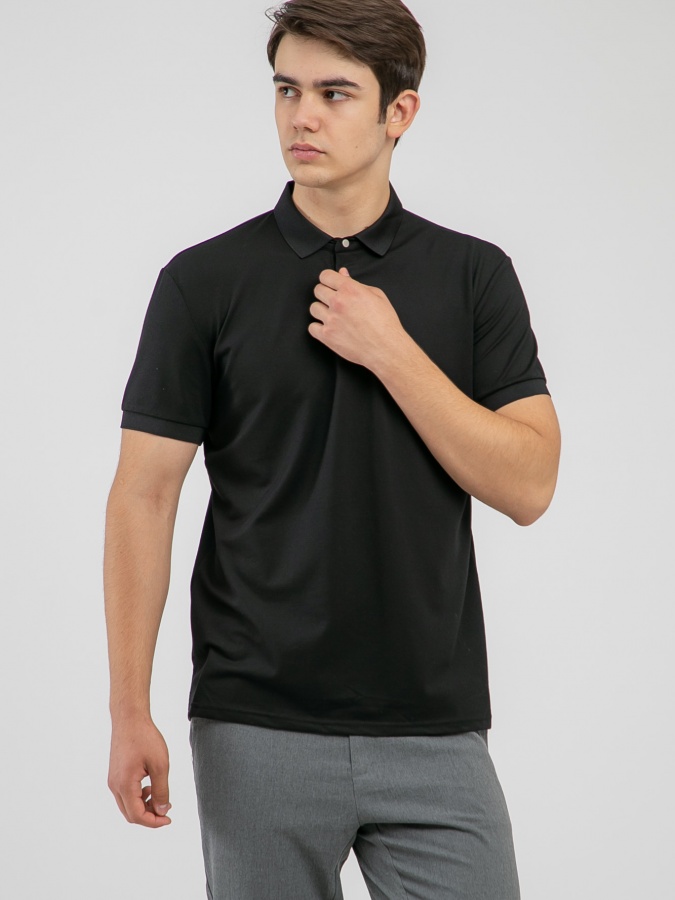 Polo qora XL qisqa qisma  SS23CA2N-17-12523