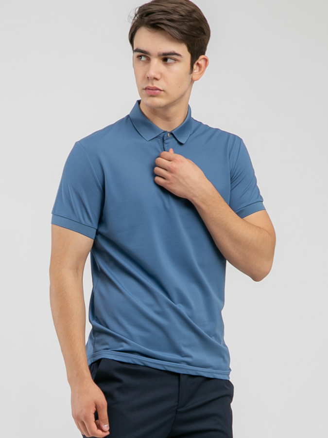 Polo Blue s qisqa qisma  SS23CA2N-17-12523