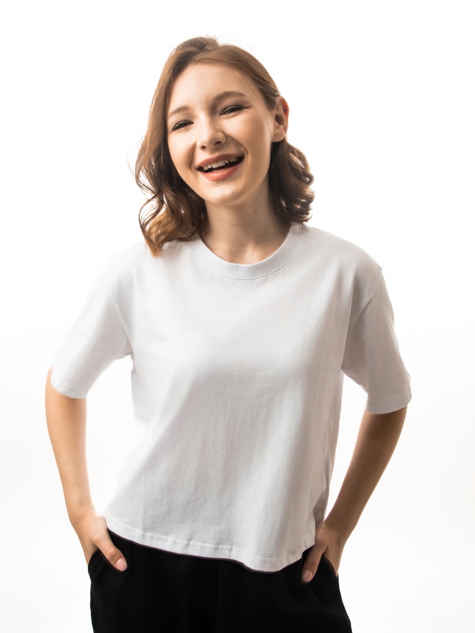 Женская футболка короткий рукав White S SS23WES001