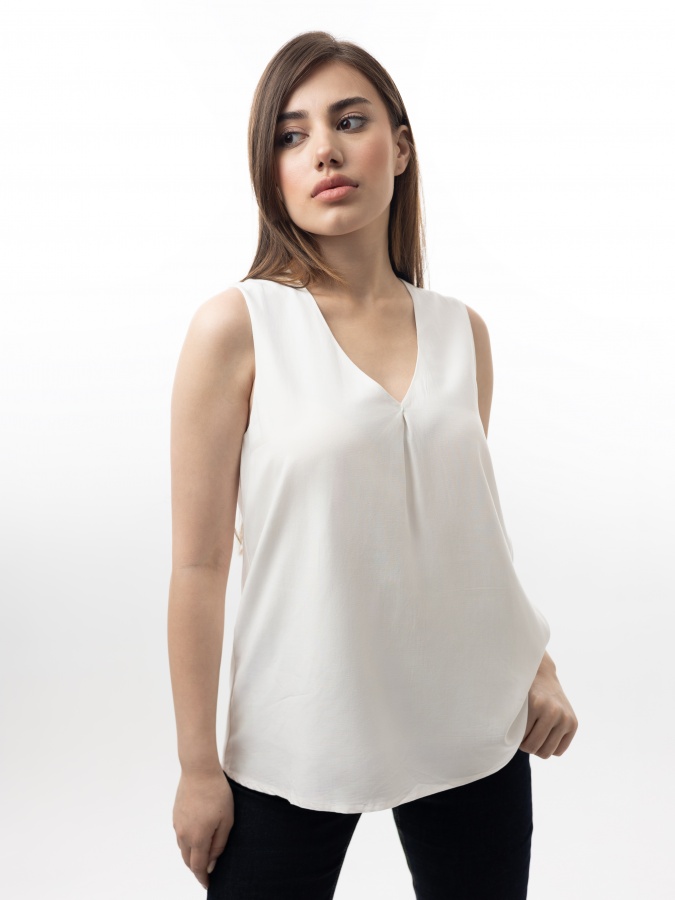 White s yengsiz bluzka  SS23WES177