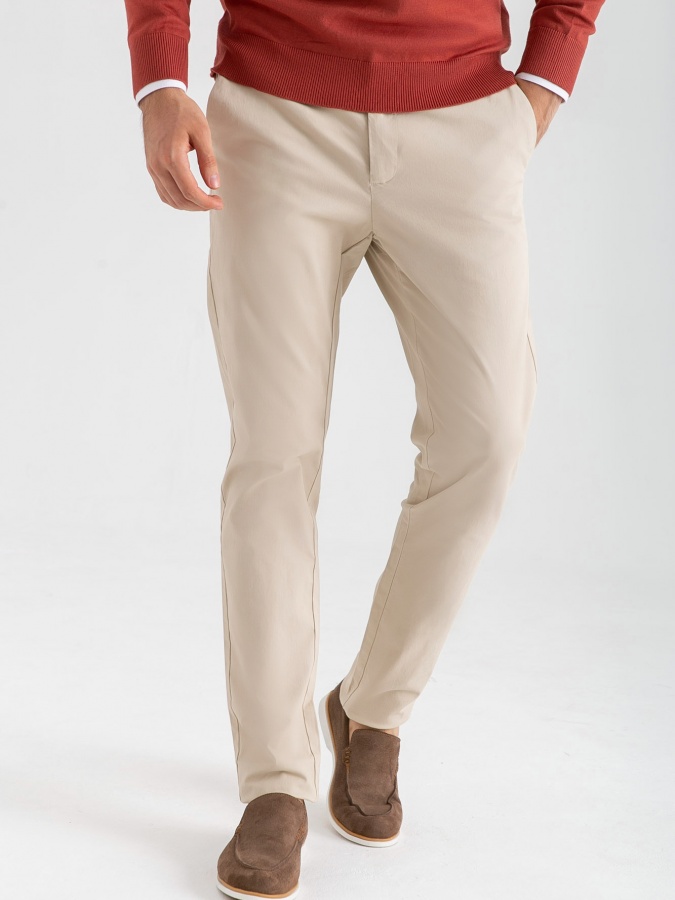 Chinos Shivirlagan Oq 34  AW23CA3N-2-18714