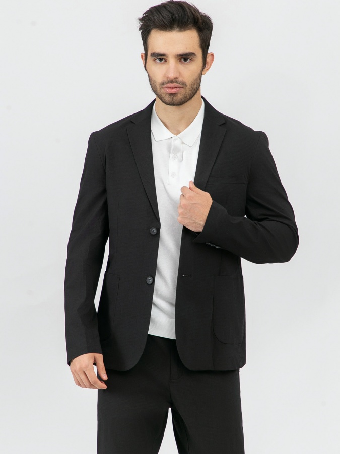 Blazer qisqa uzunligi qora 54  AW23CA2S-16-18933