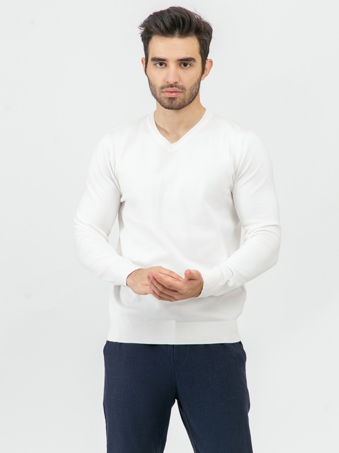 Jumper uzun qisma oq XXL  AW23CA2N-29-18725