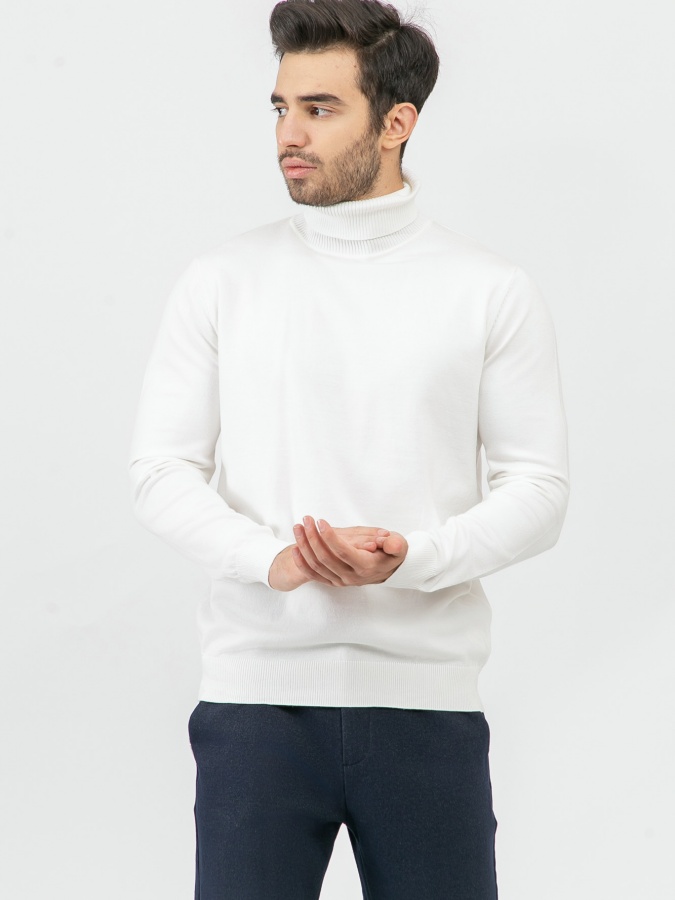 Джемпер длинный рукав White L AW23CA2N-29-18727