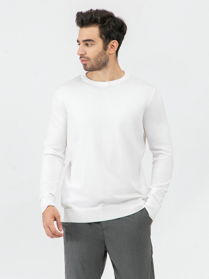 Джемпер длинный рукав White XL SS23CA2N-29-18665