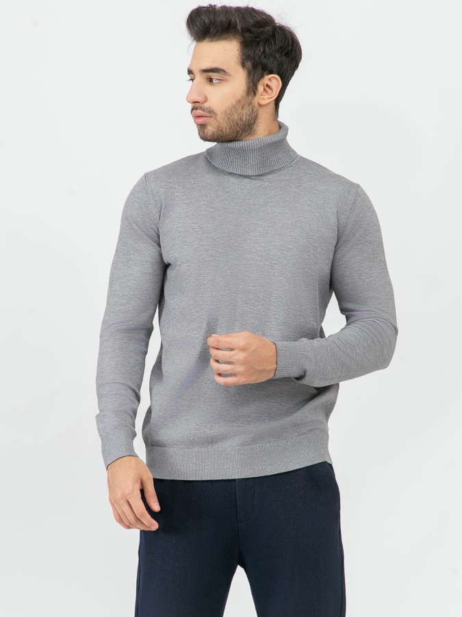 Jumper uzun yengli kulrang L  AW23CA2N-29-18727