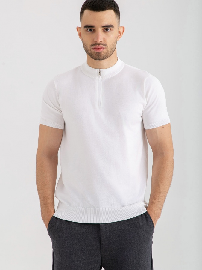 Джемпер короткий рукав White XL AW23CA2N-29-19039