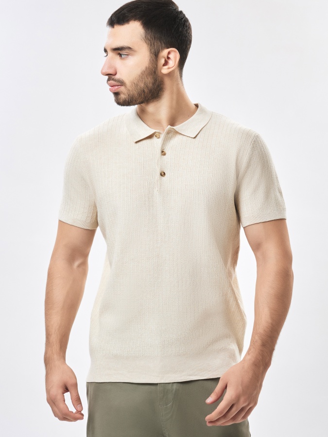 Джемпер короткий рукав Beige L AW23CA2N-29-19035