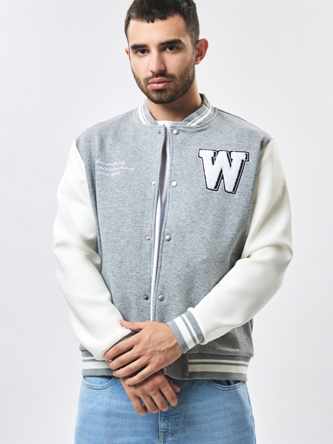 Shamol to'sar qisqa uzunligi Grey S  AW23CA1N-27-19018