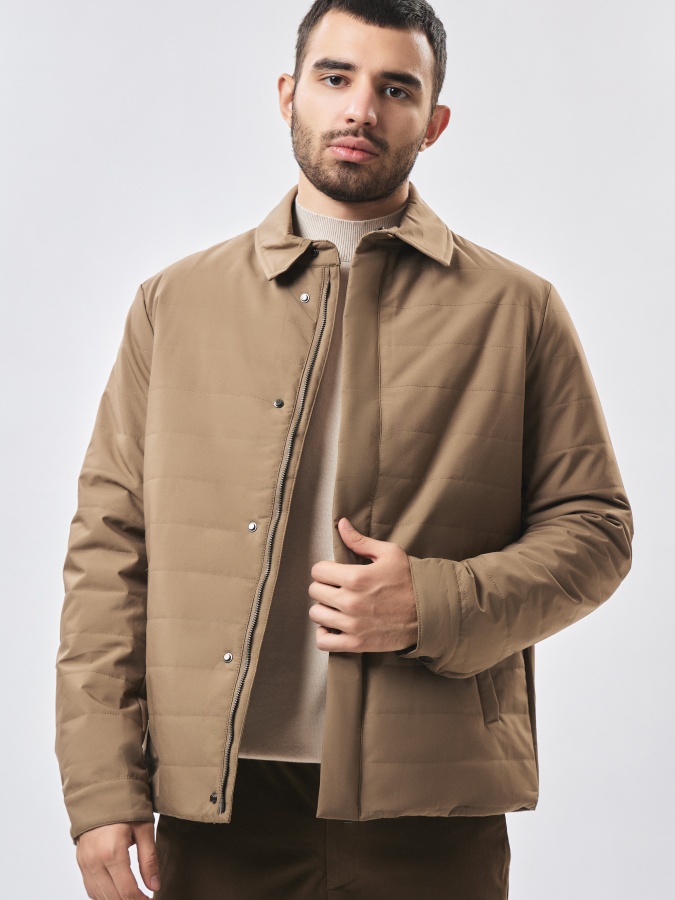 Qisqa uzunlikdagi Beige XXL ko'ylagi AW23CA1N-12-19029