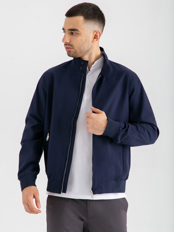 Ветровка короткая длина Navy S AW23CA1N-27-19050