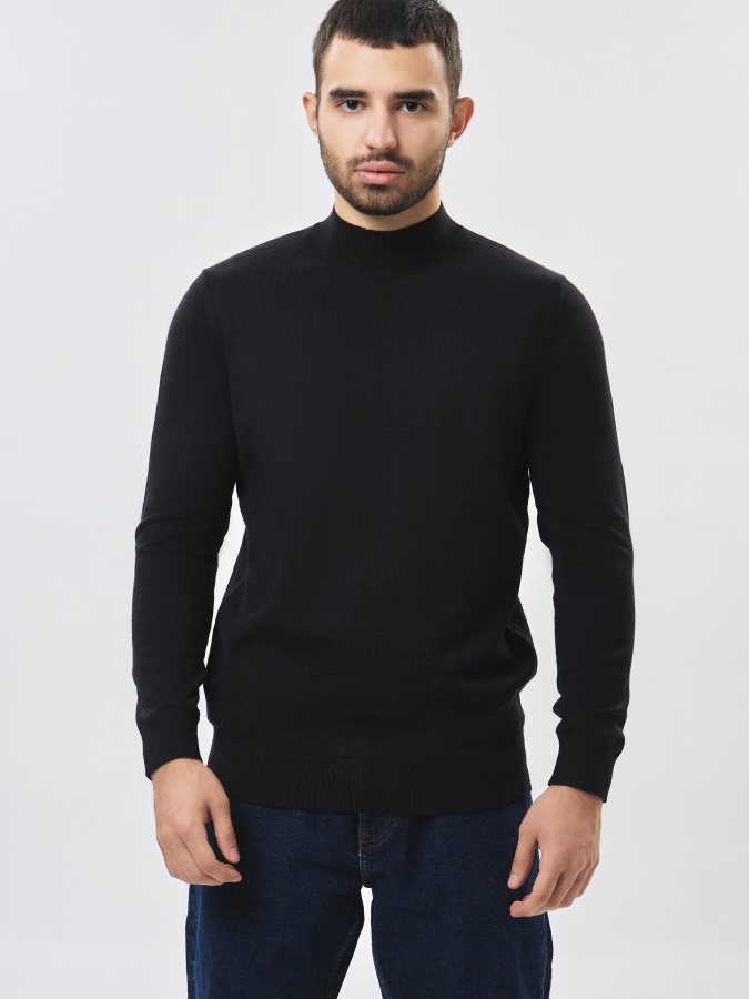 Jumper uzun qisma qora S  AW23CA2N-29-18726