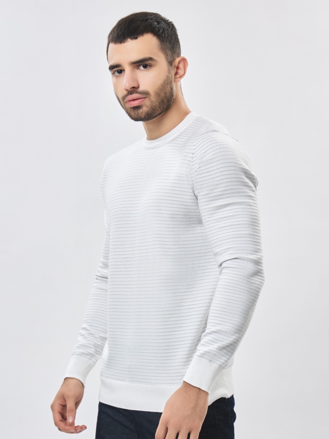Jumper uzun qisma oq S  AW23CA2N-29-19148