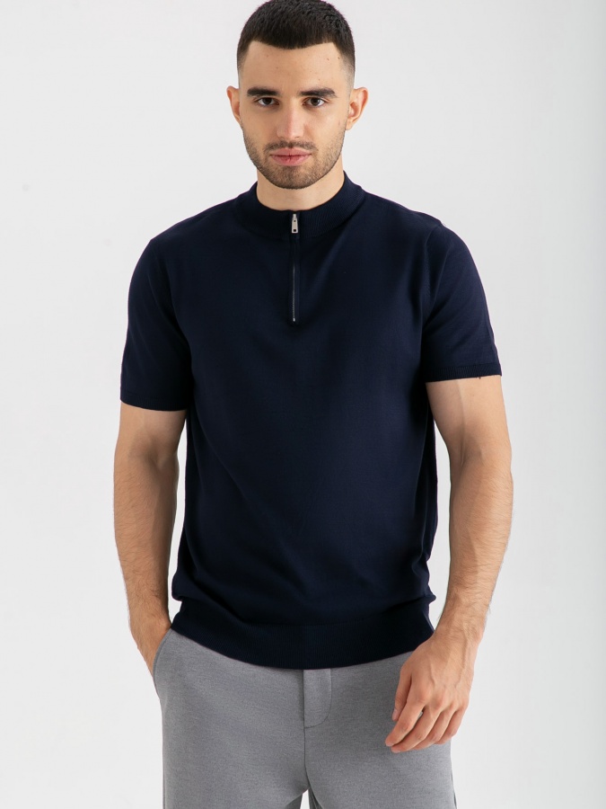 Джемпер короткий рукав Navy M AW23CA2N-29-19039