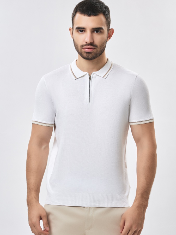 Джемпер короткий рукав White XXL SS23CA2N-29-19122