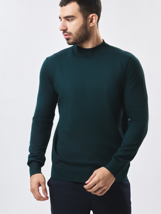 Jumper uzun yengli yashil M  AW23CA2N-29-19114