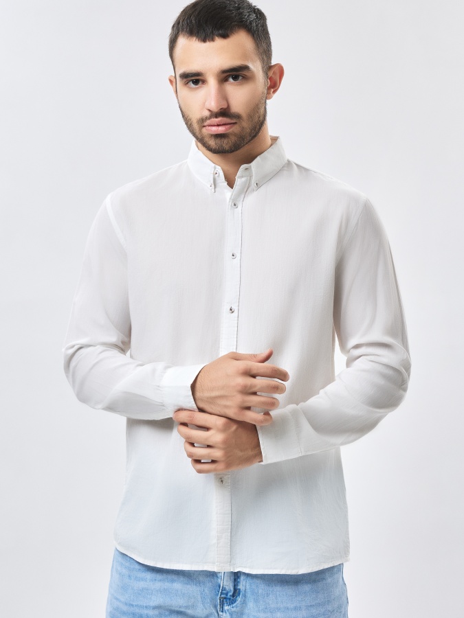 Oq XL ko'ylak uzun qisma  SS23CA2N-19-12587